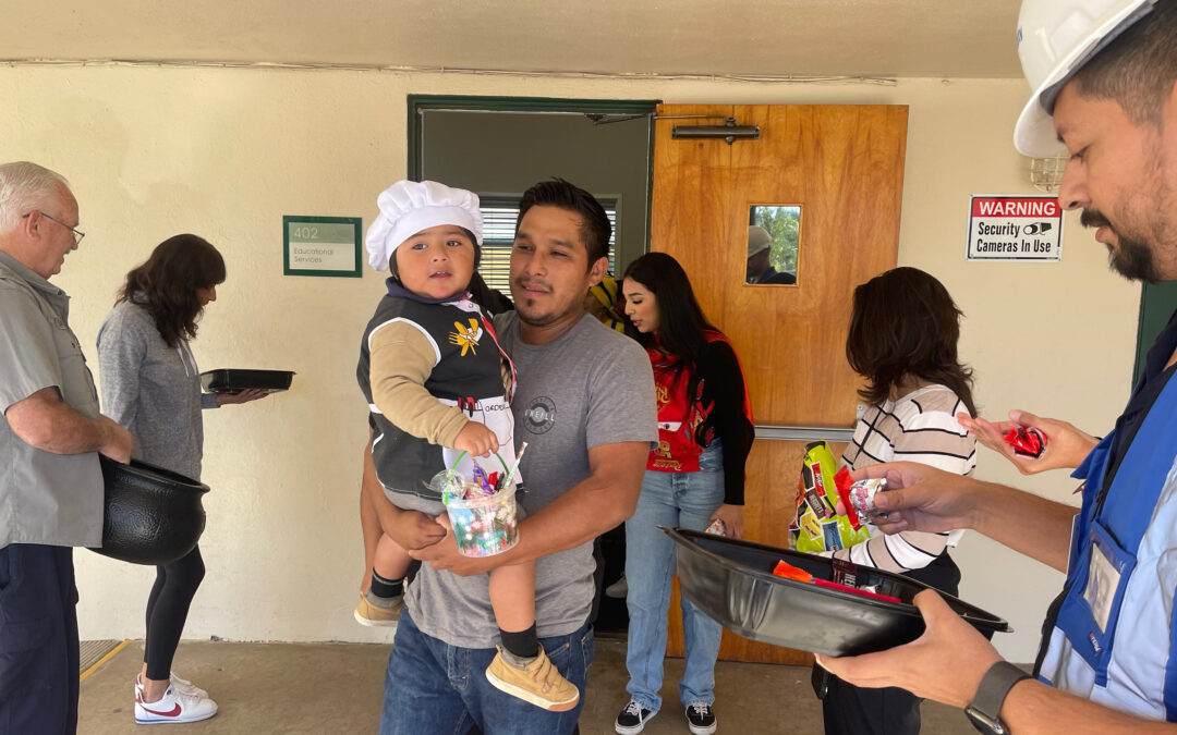 FUESD District Office Hosts Child Development Center for Annual Trick-or-Treat Event