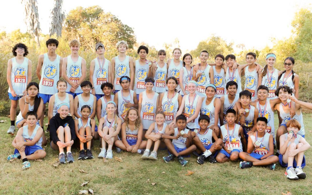 Potter Junior High Cross Country Teams Shine as Champions at Big 10 Middle School XC Championships