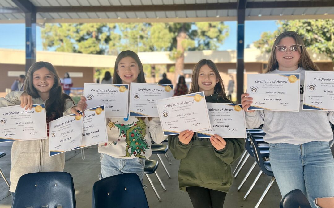 La Paloma Elementary Celebrates Trimester 1 Achievements with Heartwarming Awards Ceremony