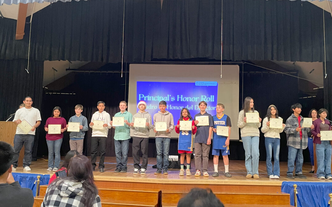 Celebrating Excellence: Potter Jr. High Trimester 1 Awards Night